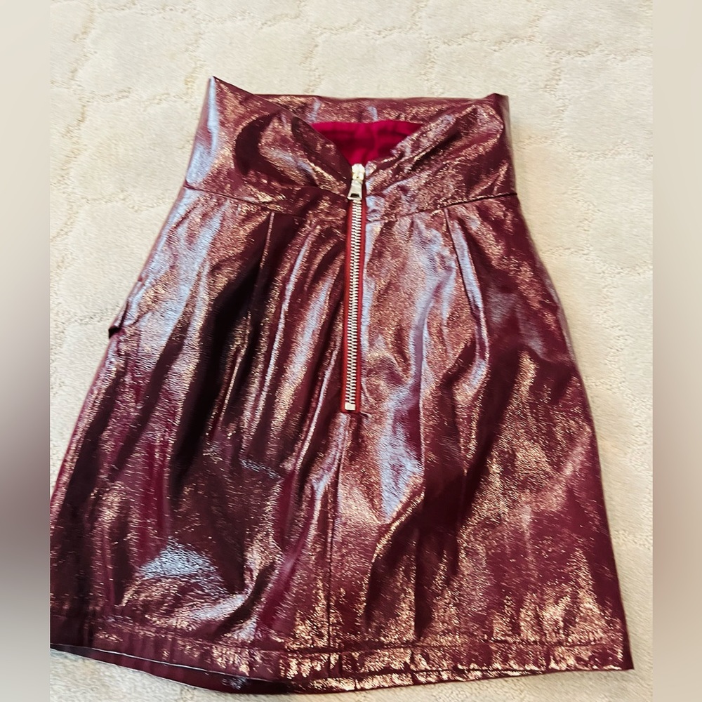 Skylar + Madison pleather skirt (high waisted)